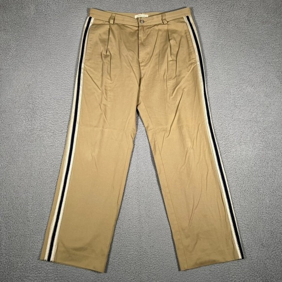 Wales Bonner Pants Mens Brown 35x31 Volta Jazz Striped...